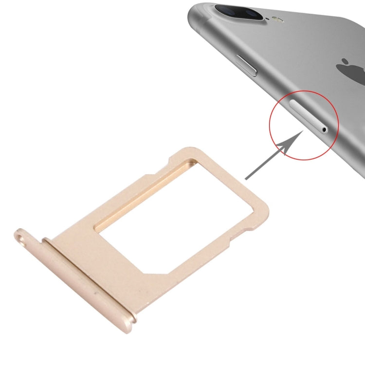 Card Tray for iPhone 7 Plus(Gold) - iPhone 7 Plus Parts by PMc TechLife | Online Shopping South Africa | PMc TechLife | Buy Now Pay Later Mobicred