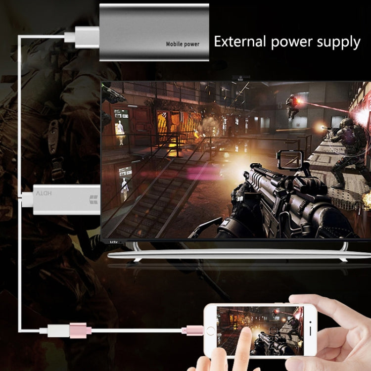 Onten 7562 USB Female to HDMI Phone to HDTV Adapter Cable for iPhone / Android - free shipping - PMC Jewellery - Order now!