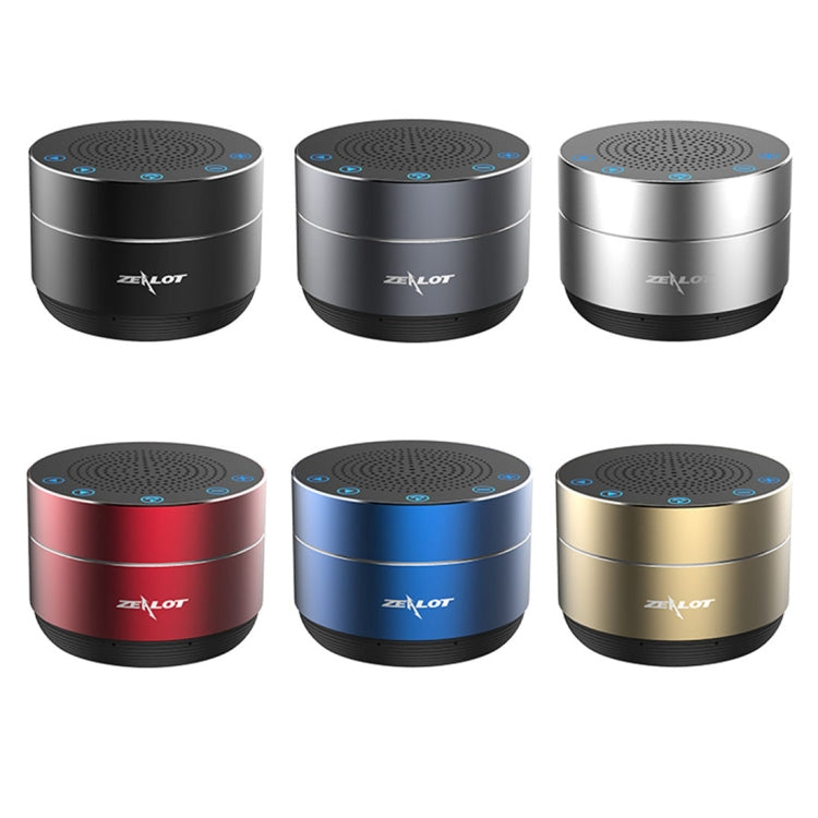 ZEALOT S19 3D Surround Bass Stereo Touch Control Bluetooth V4.2+EDR Speaker, Support AUX, TF Card, For iPhone, Samsung, Huawei, Xiaomi, HTC and Other Smartphones, Bluetooth Distance: about 10m (Black) - free shipping - PMC Jewellery - Order now!