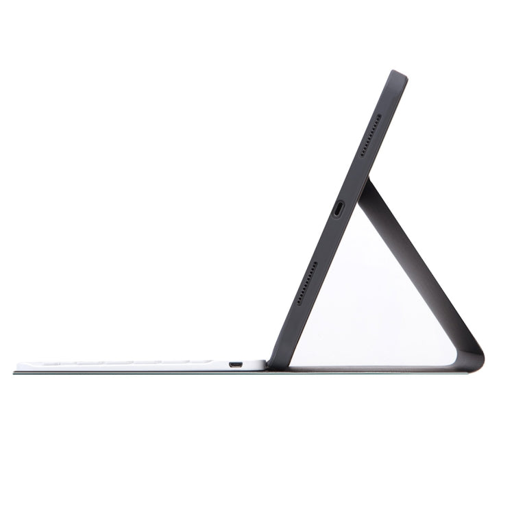 X-11B Skin Plain Texture Detachable Bluetooth Keyboard Tablet Case for iPad Pro 11 inch 2020 / 2018, with Pen Slot (Light Purple) - For iPad Pro by PMC TechLife | Online Shopping South Africa | PMC TechLife