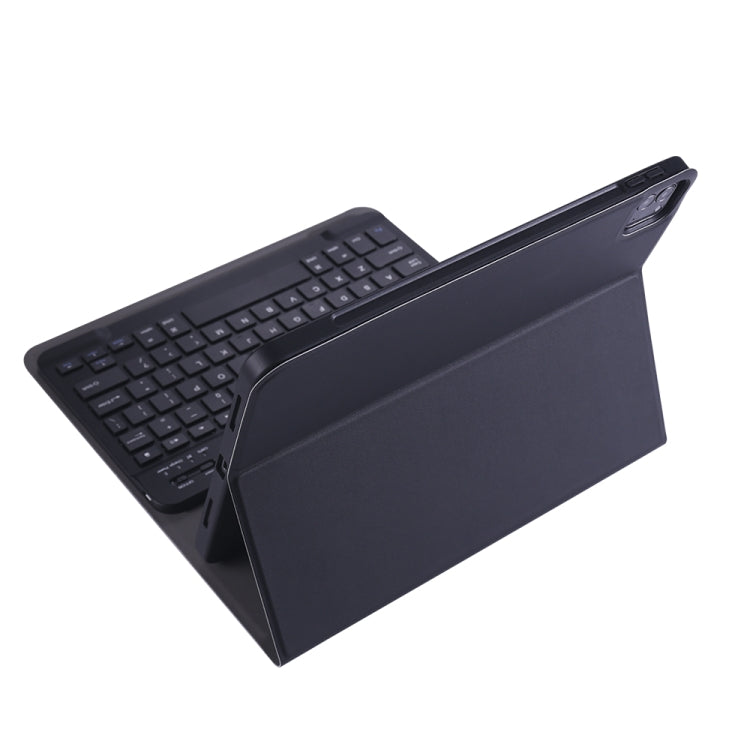 A11B Bluetooth 3.0 Ultra-thin ABS Detachable Bluetooth Keyboard Leather Tablet Case with Holder & Pen Slot for iPad Pro 11 2022 / 2021 / Air 5 / Air 4 (Black) - For iPad Pro by PMC Jewellery | Online Shopping South Africa | PMC Jewellery | Buy Now Pay Later Mobicred