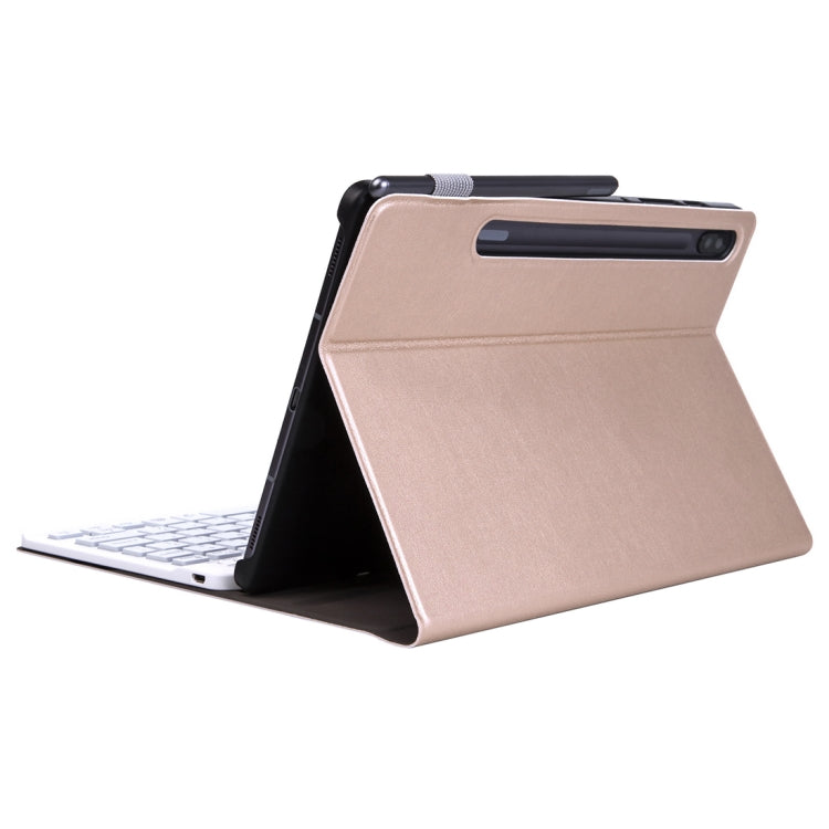 ST 860S For Samsung Galaxy Tab S6 10.5 inch T860 / T865 Detachable Backlight Bluetooth Keyboard Tablet Case with Stand & Pen Slot Function (Rose Gold) - free shipping - PMC TechLife - Order now!