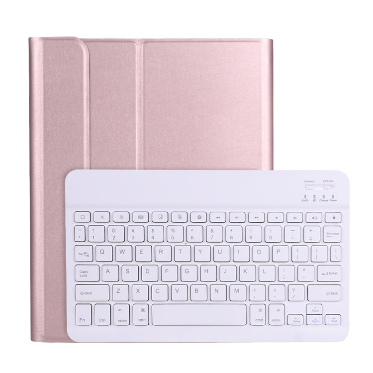 A11B 2020 Ultra-thin ABS Detachable Bluetooth Keyboard Tablet Case for iPad Pro 11 2022 / 2021 / Air4 / Air5, with Pen Slot & Holder (Rose Gold) - For iPad Pro by PMC Jewellery | Online Shopping South Africa | PMC Jewellery | Buy Now Pay Later Mobicred