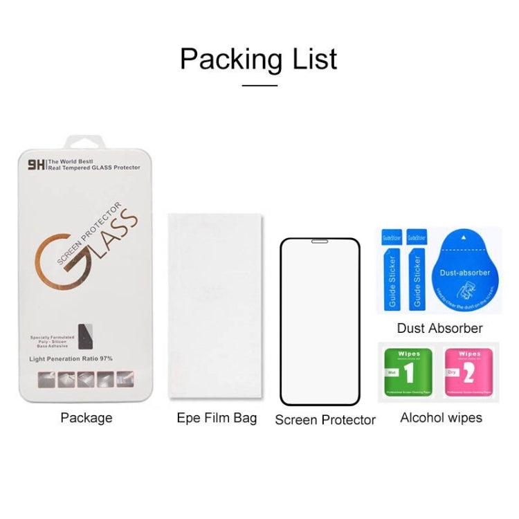 For iPhone 11 Pro / XS / X Anti-scratch 9H 9D Full Screen HD Tempered Glass Film - iPhone X & XS Tempered Glass by PMC TechLife | Online Shopping South Africa | PMC TechLife