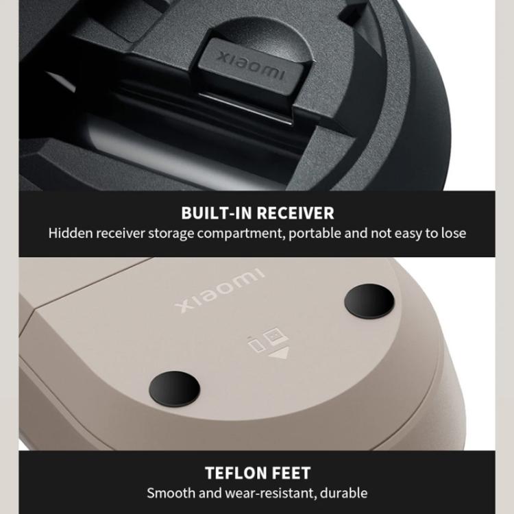 Original Xiaomi 2.4GHz Wireless Keyboard + Mouse Set 2 for Notebook Desktop Laptop(Milk Tea White) - free shipping - PMC TechLife - Order now!