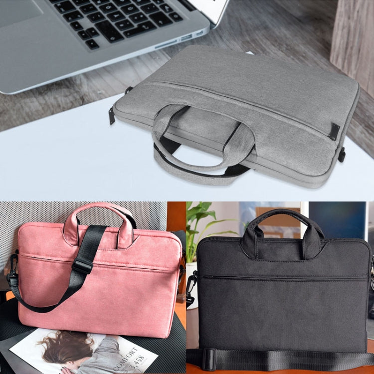 ST01S Waterproof Oxford Cloth Hidden Portable Strap One-shoulder Handbag for 13.3 inch Laptops(Light Grey) - free shipping - PMC Jewellery - Order now!