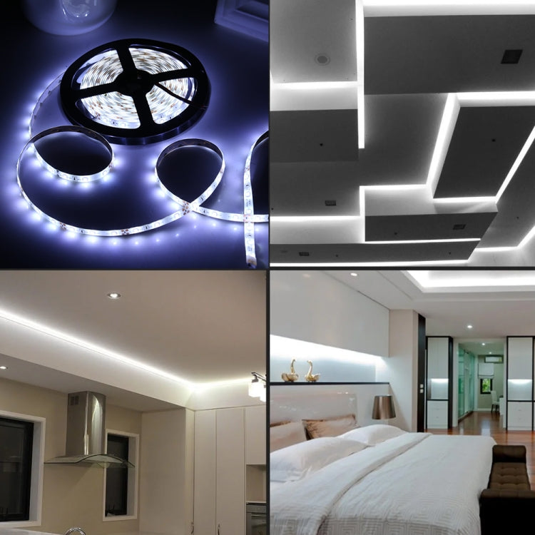 2pcs Bare Board 2835 SMD Dimmable White Light / Warm Light LED Rope Light, 60 LED/m, Length: 5m, 12V 2A 100-240V(AU Plug) - Bare Board Light by PMC TechLife | Online Shopping South Africa | PMC TechLife | Buy Now Pay Later Mobicred