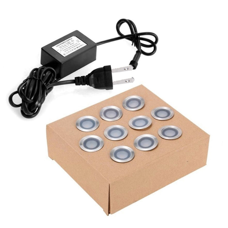 10 PCS 6W Recessed Stair Underground Lamp, SMD 2835 500-600LM 2800-3200K Deck Light Buried Lamps LED Floor Light Wall Spotlight, Cutout Size: 30x22mm(White Light) - Buried Lights by PMc TechLife | Online Shopping South Africa | PMc TechLife | Buy Now Pay Later Mobicred