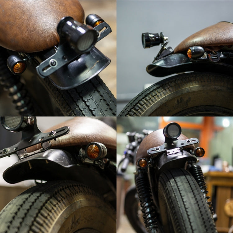 1 Pair KC801 12V Modified Universal Motorcycle LED Turn Signal (Silver) - Turn Signal by PMC TechLife | Online Shopping South Africa | PMC TechLife