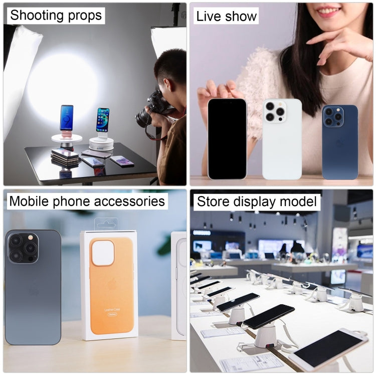 For iPhone 15 Pro Max Black Screen Non-Working Fake Dummy Display Model (White) - free shipping - PMC TechLife - Order now!