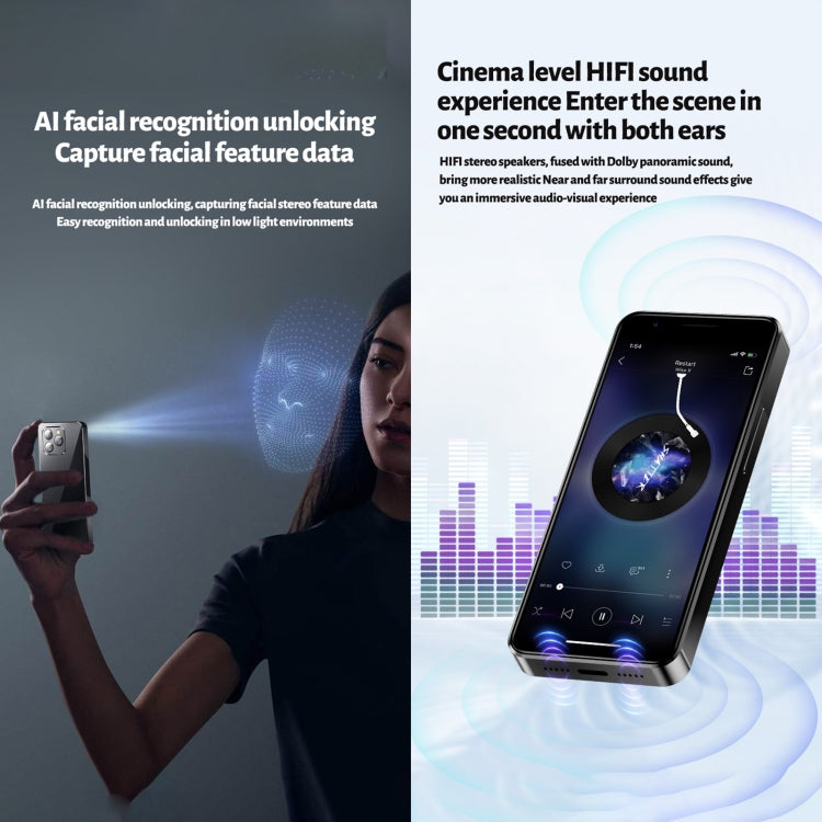 SOYES XS16 Pro, 4GB+128GB, 4.0 inch Android 9.0 MTK6762 Octa Core up to 2.0GHz, OTG, Network: 4G, Dual SIM (Black) - SOYES by SOYES | Online Shopping South Africa | PMC Jewellery | Buy Now Pay Later Mobicred