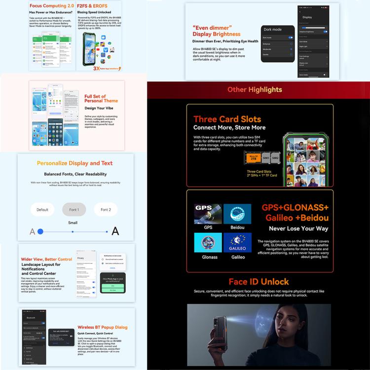 Blackview BV4800 SE Rugged Phone, 4GB+64GB, 6.56 inch Android 15 UMS9320E T615 Octa Core, Network: 4G, OTG, NFC (Green) - free shipping - PMc TechLife - Order now!