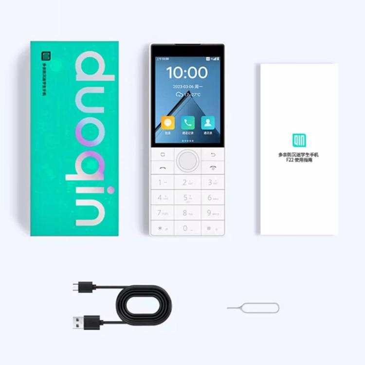 QIN F22 Global, 2GB+16GB, 2.8 inch, Android 11.0 MTK6739 Quad Core, Network: 4G, Support Google Play (White) - free shipping - PMc TechLife - Order now!