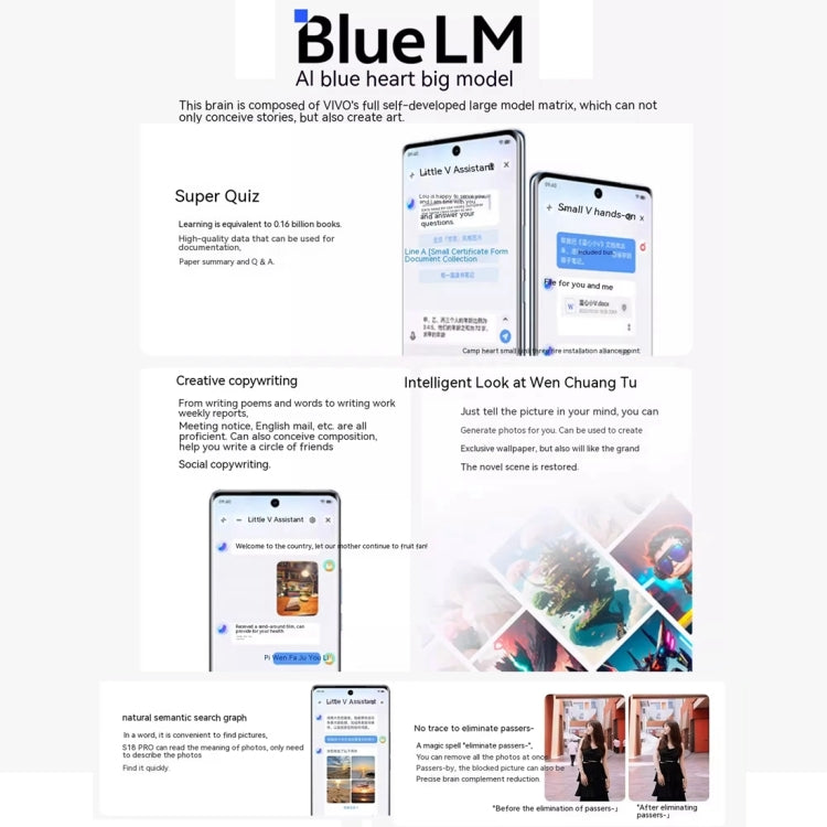 vivo S18 Pro, Triple Back Cameras, 12GB+512GB, Face ID Screen Fingerprint Identification, 6.78 inch Android 14.0 OriginOS 4 Dimensity 9200+ Octa Core 3.35GHz, OTG, NFC, Network: 5G, Support Google Play (Blue) - free shipping - PMc TechLife - Order now!