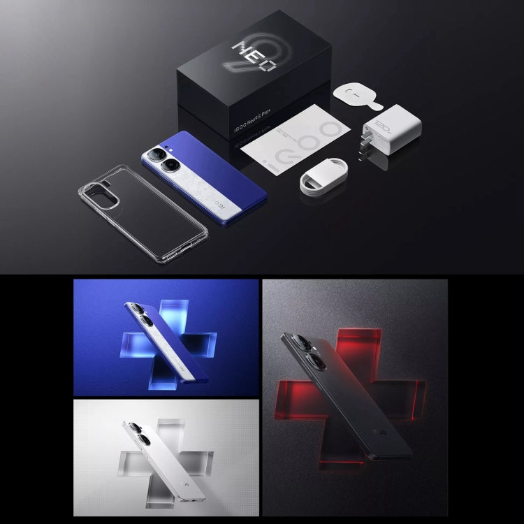 vivo iQOO Neo9S Pro+, 16GB+512GB, Face ID & Ultrasonic 3D Fingerprint Identification, 6.78 inch Android 14 OriginOS 4 Snapdragon 8 Gen 3 Octa Core 2.63GHz, OTG, NFC, Network: 5G, Support Google Play (Black) - free shipping - PMc TechLife - Order now!