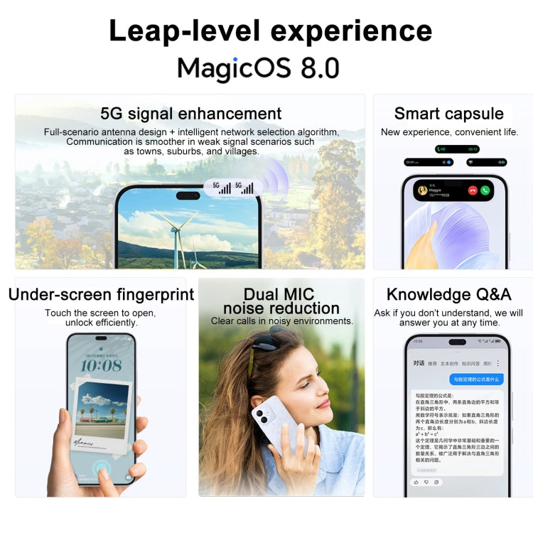 Honor X60i, 12GB+512GB, Screen Fingerprint, 6.7 inch MagicOS 8.0 Dimensity 6080 Octa Core, Network: 5G, OTG, Not Support Google Play (Blue) - free shipping - PMC Jewellery - Order now!