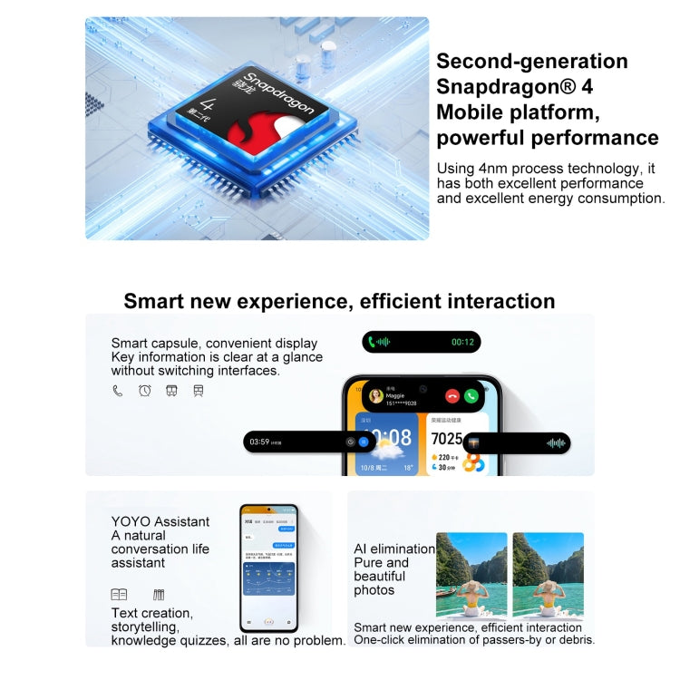 Honor Play9T 5G, 8GB+128GB, 6.77 inch MagicOS 8.0 Qualcomm Snapdragon 4 Octa Core up to 2.2GHz, Network: 5G, OTG, Not Support Google Play (Black) - free shipping - PMC Jewellery - Order now!