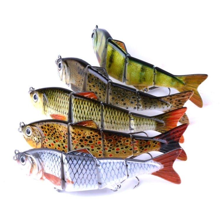 HENGJIA JM022-X 12cm 16.8g Multi-section Plastic Hard Baits Artificial Fishing Lures with Treble Hook, Random Color Delivery - Fishing Lures by HENGJIA | Online Shopping South Africa | PMC TechLife | Buy Now Pay Later Mobicred
