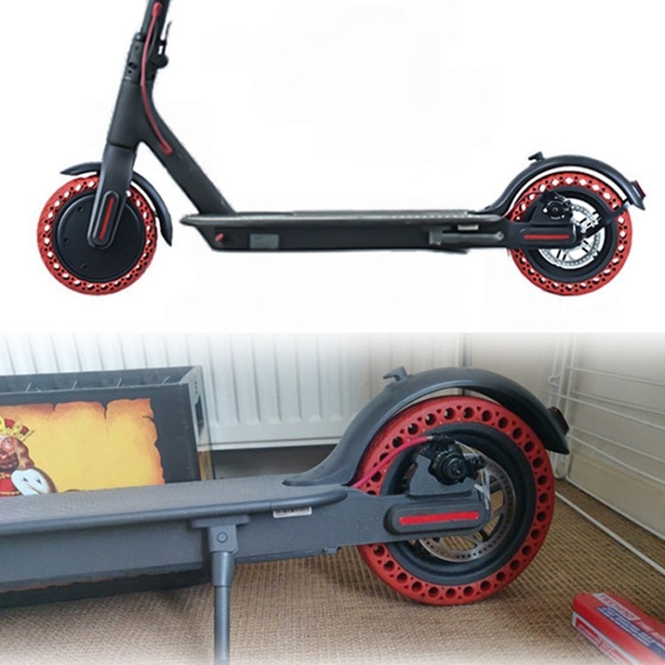 8.5 inch Electric Scooter Wear-resistant Shock-absorbing Decorative Pattern Tire Honeycomb Solid Tire, Suitable for Xiaomi Mijia M365(Blue) - Accessories & Parts by PMc TechLife | Online Shopping South Africa | PMc TechLife | Buy Now Pay Later Mobicred