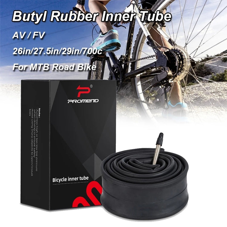 PROMEND 27.5 x 1.95 FV Mountain Bike Butyl Pneumatic Inner Tube - Others by PROMEND | Online Shopping South Africa | PMc TechLife | Buy Now Pay Later Mobicred
