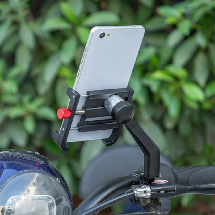 PROMEND SJJ-275E Bicycle Aluminum Alloy Phone Holder for Handlebar (Titanium Color) - Holders by PROMEND | Online Shopping South Africa | PMC TechLife | Buy Now Pay Later Mobicred