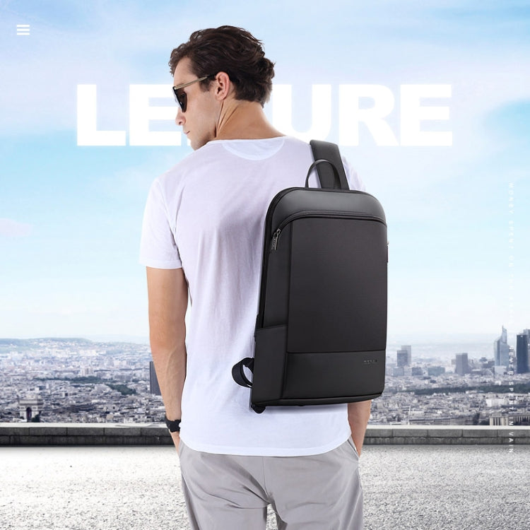 Bopai 851-023331 Ultrathin Anti-theft Waterproof Backpack Laptop Tablet Bag for 14 inch and Below(Black) - free shipping - PMC Jewellery - Order now!