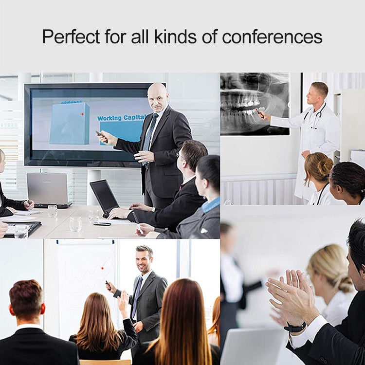 XM930 2.4GHz Wireless Laser PowerPoint Page Turning Pen Multimedia Wireless Presentation Projection Pen with USB Receiver, Support Low Battery Remind, Remote Control Distance: 100m(Black) - by PMC TechLife | Online Shopping South Africa | PMC TechLife | Buy Now Pay Later Mobicred