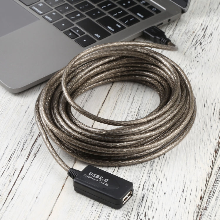 USB 2.0 Active Extension Cable, Length: 15m - USB Cable by PMC TechLife | Online Shopping South Africa | PMC TechLife | Buy Now Pay Later Mobicred