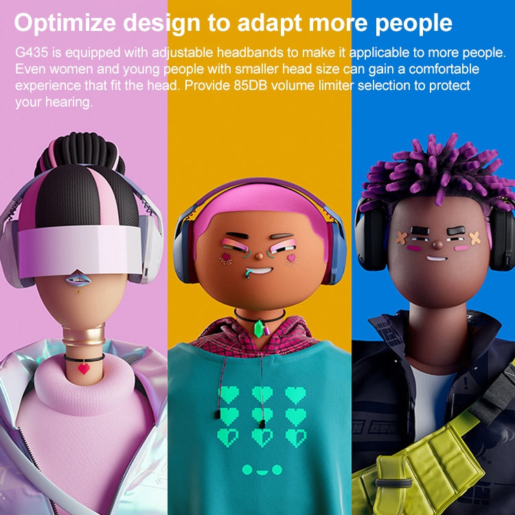 Logitech G435 Wireless Bluetooth Dual Mode Gaming Headset (White) - free shipping - PMC Jewellery - Order now!