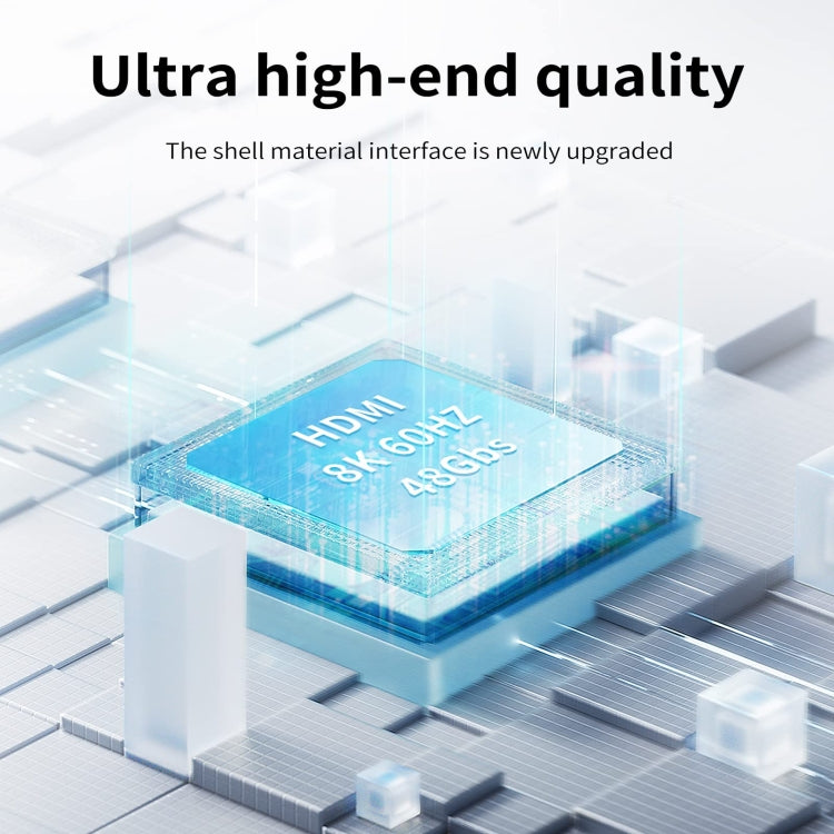 3 Port HDMI 8K Switcher Selector Box with Pigtail Cable (Black) - Switch by PMC TechLife | Online Shopping South Africa | PMC TechLife