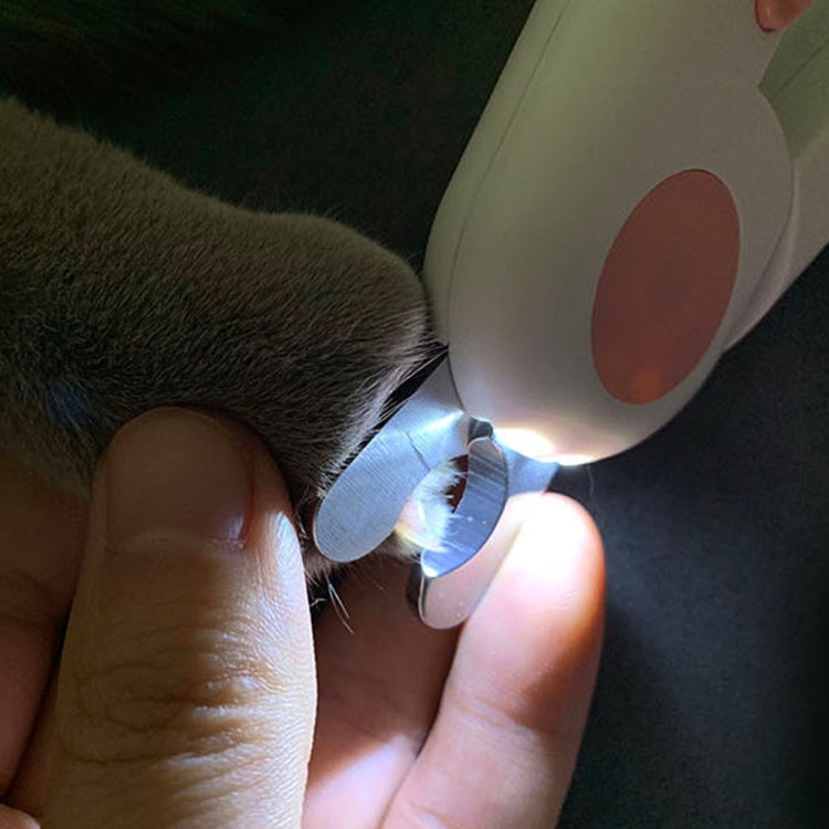 Pet Cat and Dog LED Light Nail Clippers (Pink) - Fingernail Trimmers by PMc TechLife | Online Shopping South Africa | PMc TechLife | Buy Now Pay Later Mobicred