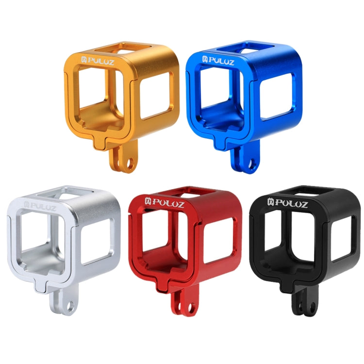 PULUZ Housing Shell CNC Aluminum Alloy Protective Cage with Insurance Frame for GoPro HERO5 Session /HERO4 Session /HERO Session(Red) - free shipping - PMC TechLife - Order now!