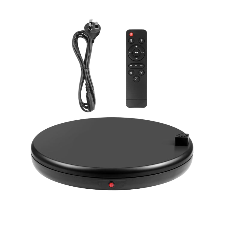PULUZ 45cm Remote Control Adjusting Speed Rotating Turntable Display Stand with Power Socket, Black, Load 100kg(AU Plug) - free shipping - PMC TechLife - Order now!
