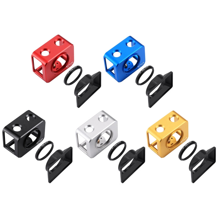 PULUZ for Sony RX0 Aluminum Alloy Protective Cage + 37mm UV Filter Lens + Lens Sunshade with Screws and Screwdrivers(Blue) - Metal Cases by PULUZ | Online Shopping South Africa | PMC TechLife | Buy Now Pay Later Mobicred