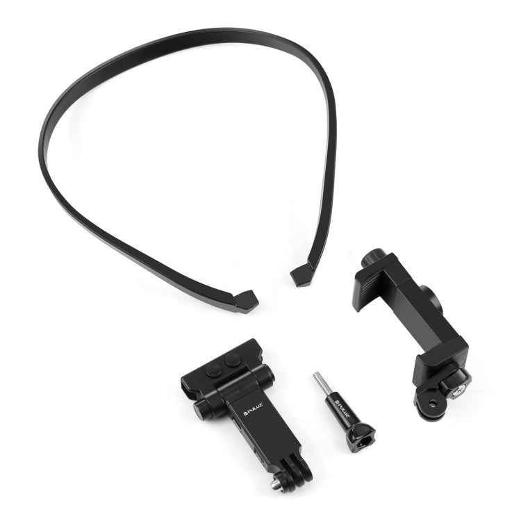 PULUZ Lazy Adjustable Neck Bracket for GoPro Action Camera Smartphones (Black) - Holder by PULUZ | Online Shopping South Africa | PMC TechLife | Buy Now Pay Later Mobicred