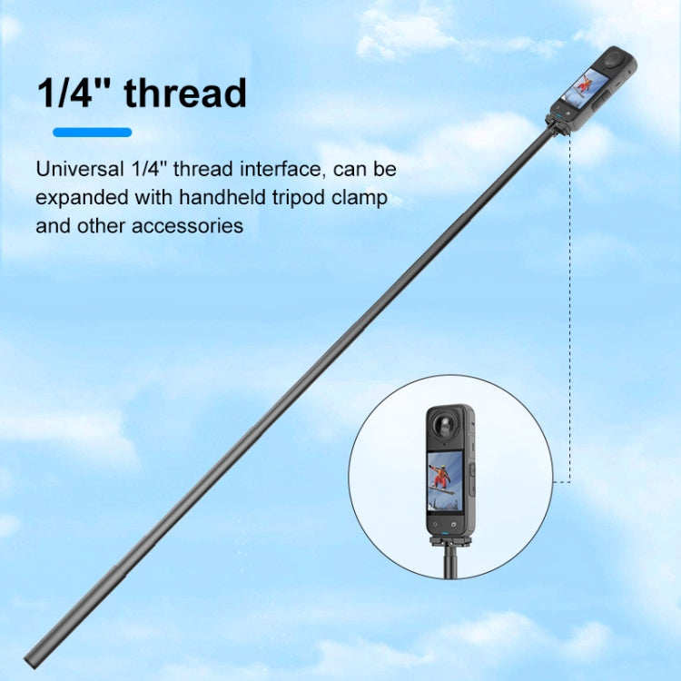 For Insta360 X5 / X4 / X3 PULUZ Quick Release 1 /4 inch Folding Base (Black) - free shipping - PMC TechLife - Order now!