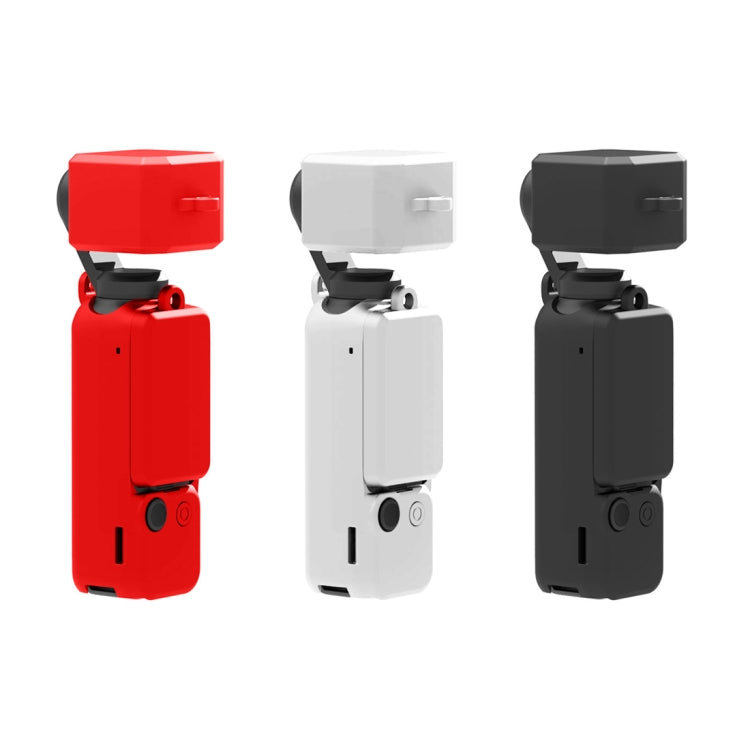 For DJI OSMO Pocket 3 PULUZ 3 in 1 Silicone Cover Case Set (Red) - Case & Bags by PULUZ | Online Shopping South Africa | PMC TechLife | Buy Now Pay Later Mobicred