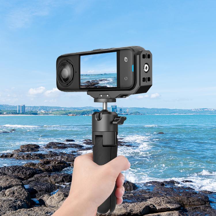 For Insta360 X4 / X5 PULUZ Vertical Horizontal Shooting Quick Release Metal L Bracket (Black) - Mount & Holder by PULUZ | Online Shopping South Africa | PMC TechLife | Buy Now Pay Later Mobicred