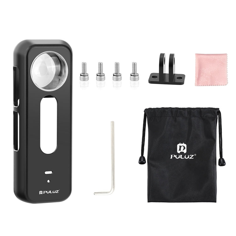 For Insta360 X4 PULUZ Metal Protective Cage Rig Housing Frame with Lens Protector (Black) - free shipping - PMC TechLife - Order now!