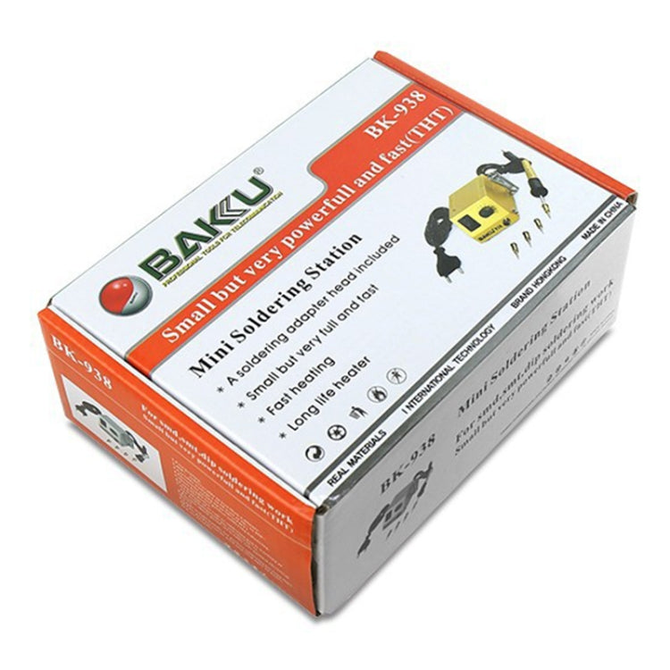 BAKU BK-938 Powerful Mini Anti-static Soldering Station Welder Machine, EU Plug (Silver) - free shipping - PMC TechLife - Order now!