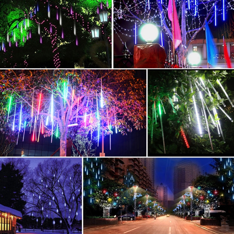 30cm 8 Light Bars Meteor Shower Lamp, 17 LED Meteor Shower Lamp for Christmas(Colorful Light) - Meteor Light by PMC TechLife | Online Shopping South Africa | PMC TechLife | Buy Now Pay Later Mobicred