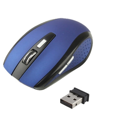 2.4 GHz 800~1600 DPI Wireless 6D Optical Mouse with USB Mini Receiver, Plug and Play, Working Distance up to 10 Meters (Blue) - Wireless Mice by PMc TechLife | Online Shopping South Africa | PMc TechLife | Buy Now Pay Later Mobicred