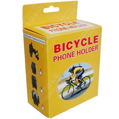 Universal 360 Degree Rotation Quakeproof Bicycle Mount (Bike Holder) for iPhone 5 & 5S & 5C / iPhone 4 & 4S / Other Mobile Phones / MP4 / PDA, Width: 4cm - 7.2cm(Black) - Holders by PMC TechLife | Online Shopping South Africa | PMC TechLife | Buy Now Pay Later Mobicred