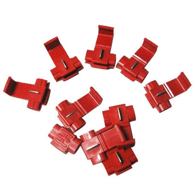100pcs Cable Clip, Adapt to Line Diameter: 0.3-0.7mm(Red) - Cable Ties & Organizers by PMc TechLife | Online Shopping South Africa | PMc TechLife | Buy Now Pay Later Mobicred
