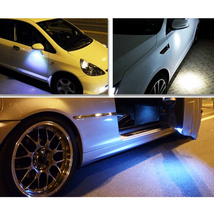 2 PCS 2x 3W 120LM Waterproof Eagle Eye light White LED Light for Vehicles, Cable Length: 60cm(Black) - Eagle Eye Lamps by PMC TechLife | Online Shopping South Africa | PMC TechLife | Buy Now Pay Later Mobicred