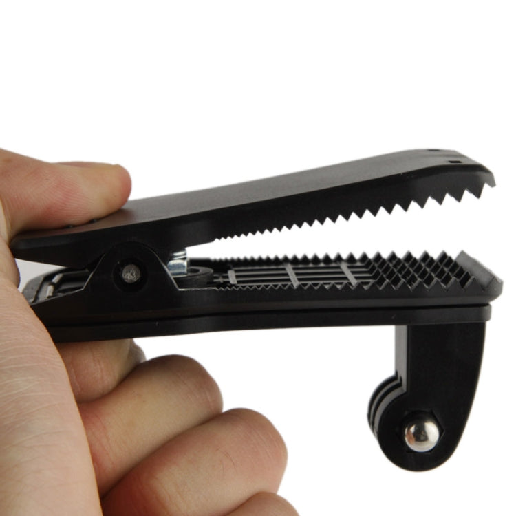 360 Degree Rotation Backpack Rec-Mounts Clip Clamp Mount for GoPro, Insta360, DJI and Other Action Cameras(Black) - Backpack Clip by PMC TechLife | Online Shopping South Africa | PMC TechLife | Buy Now Pay Later Mobicred