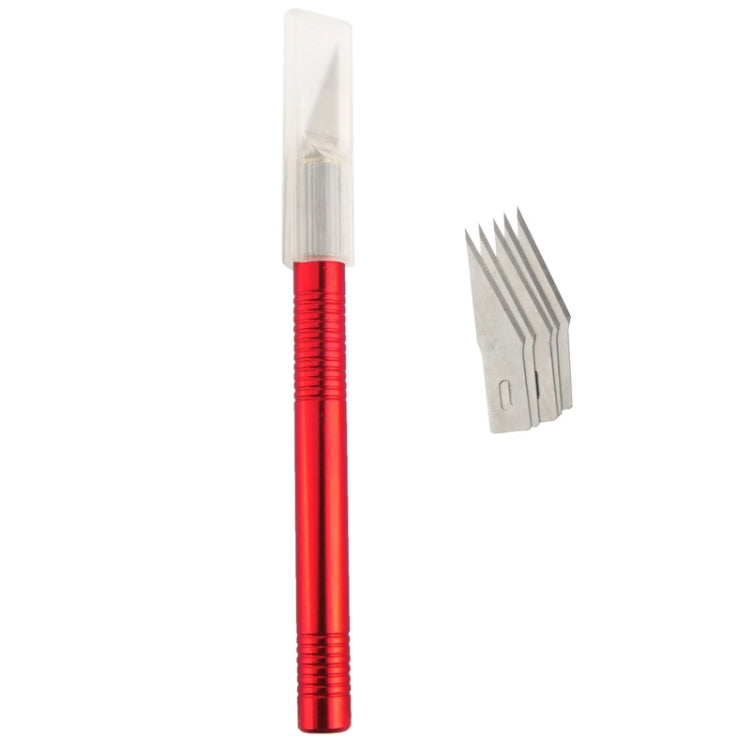 WLXY-9311, WLXY Tool Precision Knife with Replaceable Blade for Mat Cutting / Model Making / Etching / Carving / Scoring / Trimming, OAL: 145mm, Size: 121mm x 10mm Diameter(Red) - free shipping - PMc TechLife - Order now!