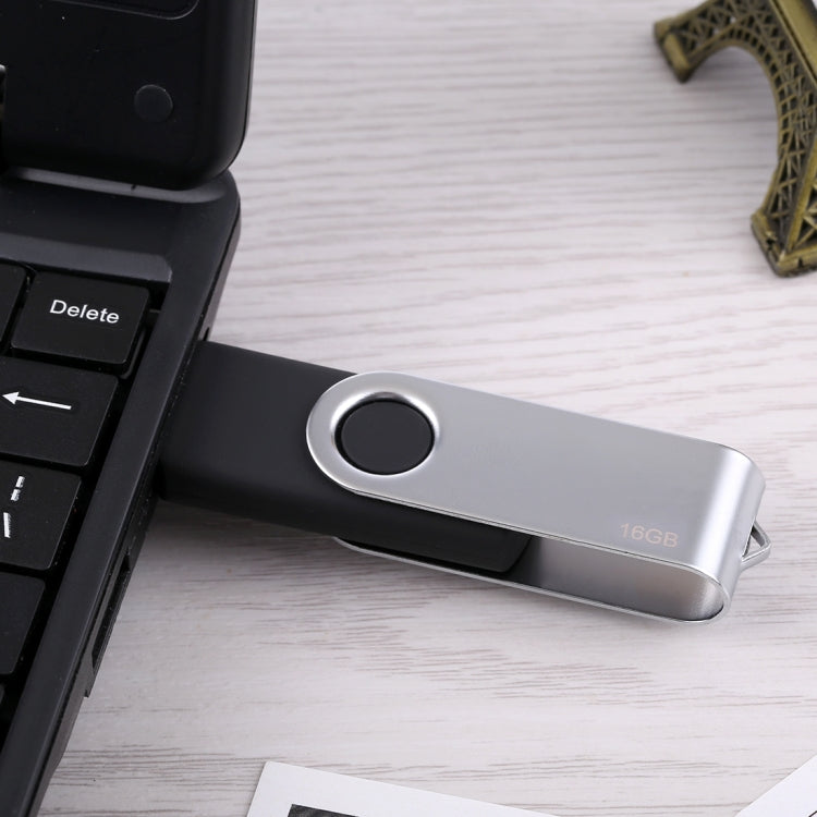 16GB Twister USB 2.0 Flash Disk(Black) - USB Flash Drives by PMc TechLife | Online Shopping South Africa | PMc TechLife | Buy Now Pay Later Mobicred