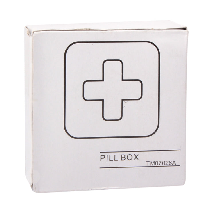 10 PCS 4 Compartments Portable Plastic Cross Pills Medicine Storage Box(Red) - free shipping - PMC TechLife - Order now!