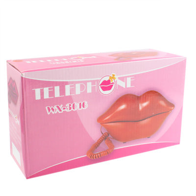 Sexy Red Hot lips Shape Wire Corded Telephone(Red) - Others by PMC TechLife | Online Shopping South Africa | PMC TechLife